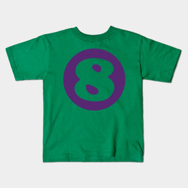 Number Eight #8 Kids T-Shirt by n23tees